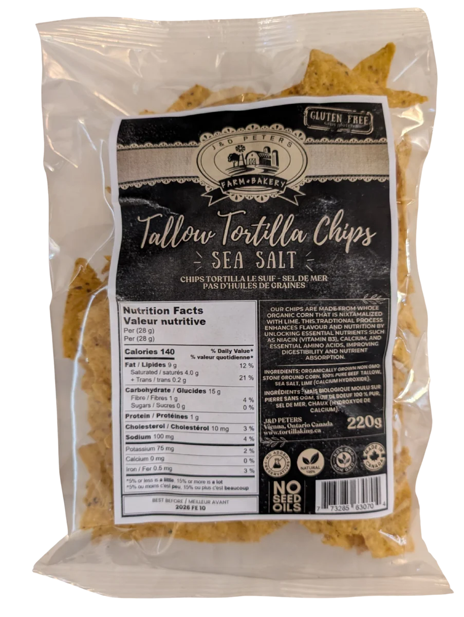 Tallow Fried Tortilla Chips